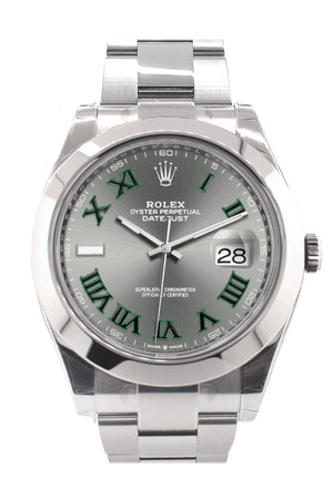 Rolex Datejust 41 Slate Roman Dial Automatic Men's Watch 126300