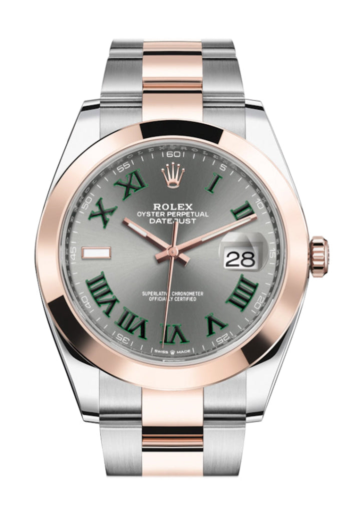 Rolex Datejust 41 Slate Dial Steel And 18K Rose Gold Men’s Watch 126301