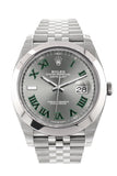 Rolex Datejust 41 Slate Roman Dial Automatic Jubilee Men's Watch 126300