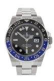 ROLEX GMT-Master II Batman 40 Black Dial Steel Men's Watch 116710BLNR 116710