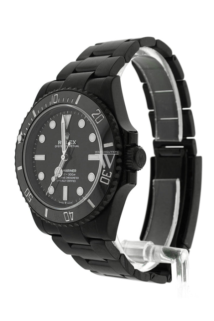 Rolex Black-Pvd Submariner 41 Chronometer Black Boc Coating Oyster Men’s Watch 124060 New Release