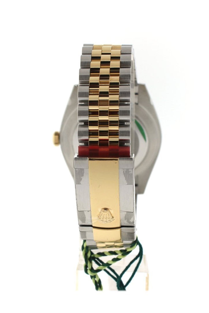 Custom Diamond Bezel Rolex Datejust 31 Champagne Dial 18K Yellow Gold And Steel Ladies Watch 178243