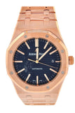 Audemars Piguet Royal Oak Selfwinding Automatic Blue Dial 18kt Pink Gold Men's Watch 15400OR.OO.1220OR.03