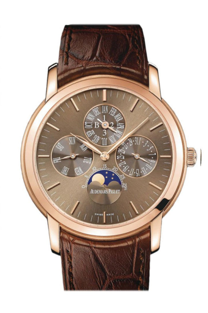 Audemars Piguet Jules Perpetual Calendar Automatic Rose Gold Mens Watch 26390Or.oo.d093Cr.01