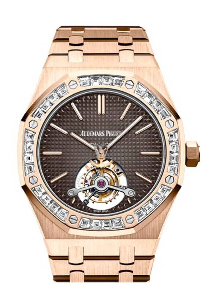 Audemars Piguet Royal Oak 41Mm Brown Dial Pink 18K Pink Gold Mens Watch 26516Or.zz.1220Or.01