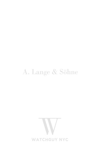 A. Lange & Sohne 1 101.021 Watch