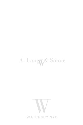 A. Lange & Sohne Saxonia Annual Calender 330.025E Watch
