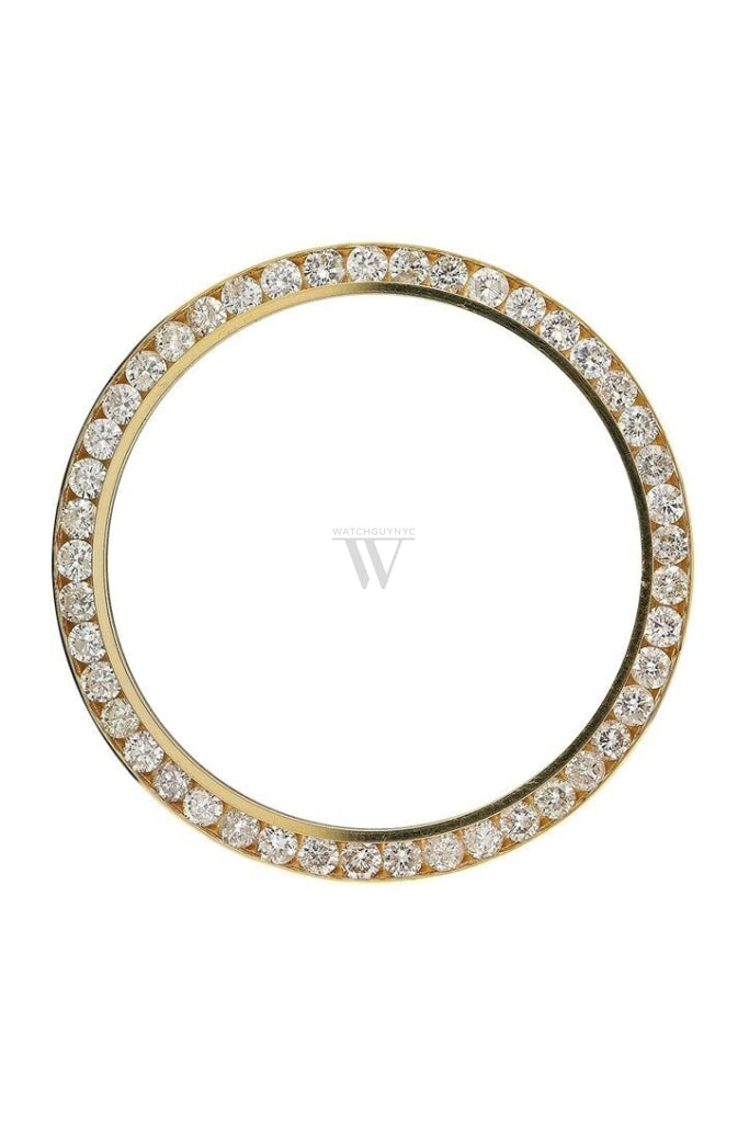 Custom Diamond Bezel Rolex Gmt-Master Ii Mens 40Mm Ct Solid 14K Yellow Gold / Si None Custom-Bezel