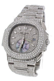 Patek Philippe Nautilus Custom Diamonds Mens Watch 5980/1A-019- Price Request Only Watches
