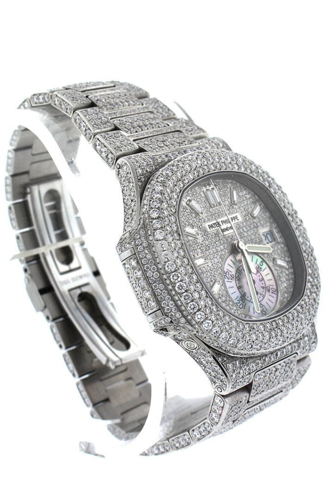 Patek Philippe Nautilus Custom Diamonds Mens Watch 5980/1A-019- Price Request Only Watches