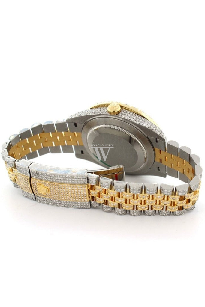 Rolex Datejust 41 Champagne Dial Steel And 18K Yellow Gold Jubilee Mens Watch 126333 Custom Watches