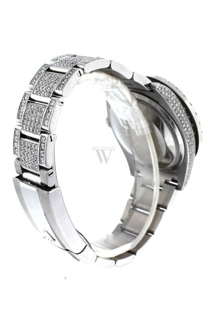 Rolex Datejust 36Mm Custom Diamonds Mens Watch 116200 Watches