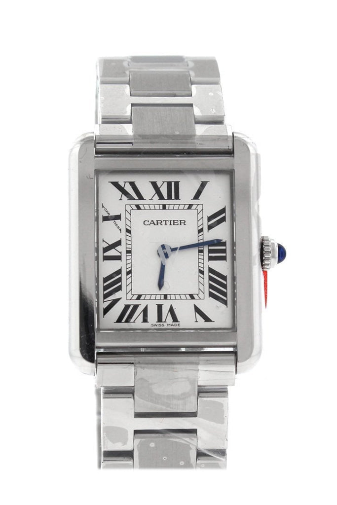 Cartier Tank Solo Small Stainless Steel Ladies Watch W5200013 Silver / None