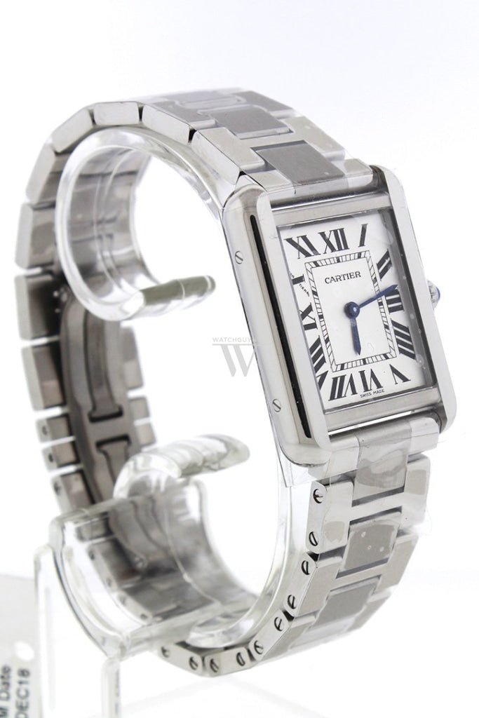 Cartier Tank Solo Small Stainless Steel Ladies Watch W5200013