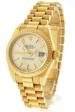 Rolex Lady-Datejust 26 Champagne Dial 18K Yellow Gold President Automatic Ladies Watch 179178
