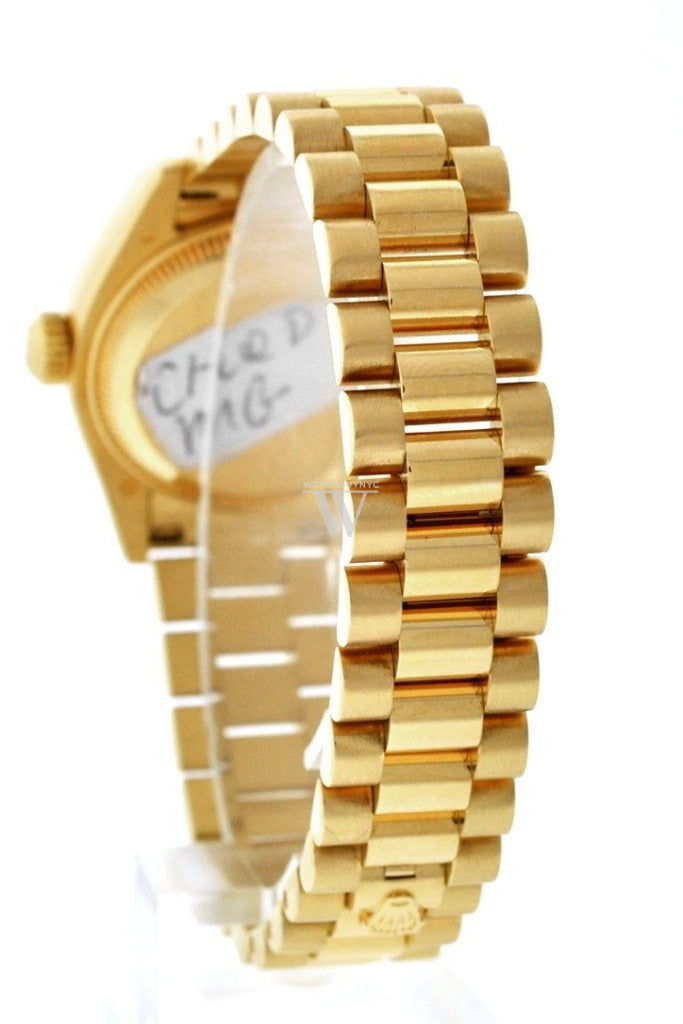 Rolex Lady-Datejust 26 Champagne Dial 18K Yellow Gold President Automatic Ladies Watch 179178