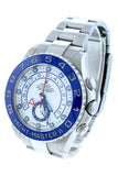 Rolex Yacht-Master II White Dial Stainless Steel Men's Watch 116680 Pre-Owend