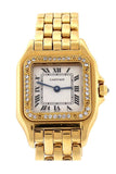 Cartier Panthère de Cartier small 18-karat pink gold diamond watch Pre-Owend