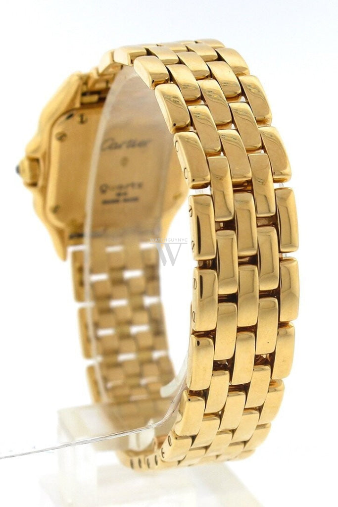 Cartier Panthère De Small 18-Karat Pink Gold Diamond Watch Pre-Owned-Watches