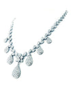 18K White Gold Vs Diamond 17.97 Necklace Jewelry
