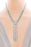 18K White Gold Vs Diamond 6.09Ct Necklace Jewelry