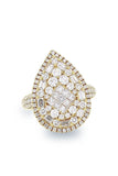 18K White Gold VS Diamond 2.31CT Ring Fine Jewelry