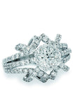 18K White Gold Vs Diamond 1.58Ct Ring Fine Jewelry