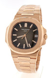 Patek Philippe Nautilus Brown Dial 18K Rose Gold Automatic Mens Watch 5711/1R-001