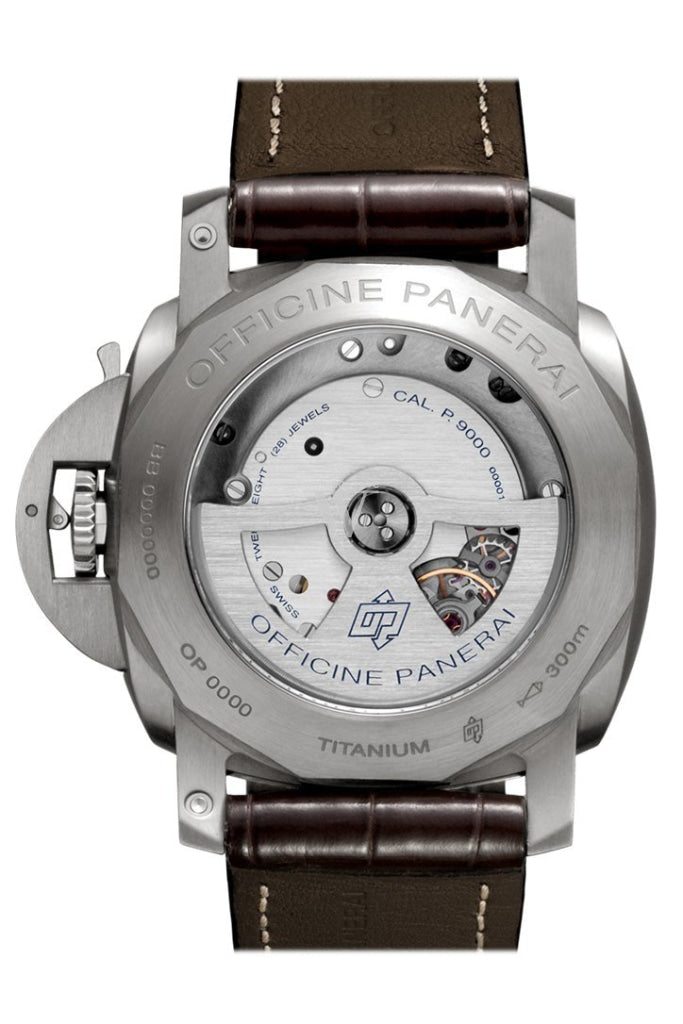Panerai Luminor Marina 1950 3 Days Automatic Titanio 44Mm Brown Dial Mens Watch Pam00351