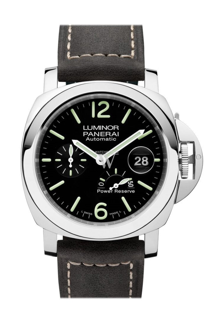 Panerai Luminor Power Reserve Automatic Acciaio 44Mm Black Dial Mens Watch Pam01090