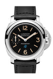Panerai Luminor Marina Logo Acciaio 44mm Black Dial Men's Watch Pam00631
