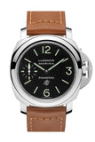 Panerai Luminor Marina Logo Acciaio 44mm Black Dial Men's Watch Pam01005