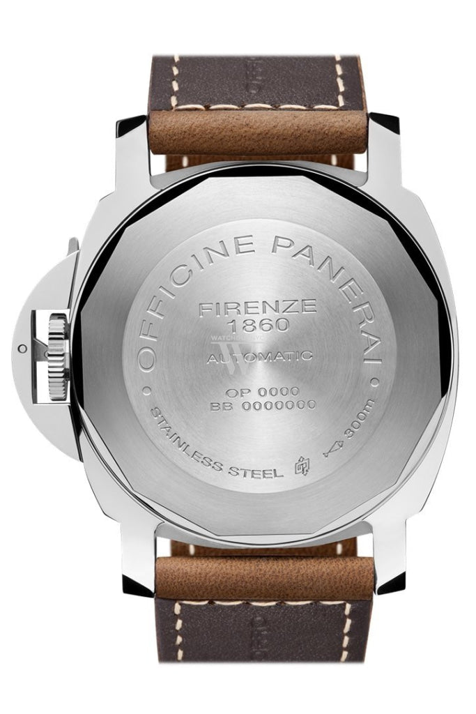 Panerai Luminor Gmt Automatic Acciaio 44Mm Black Dial Mens Watch Pam01088