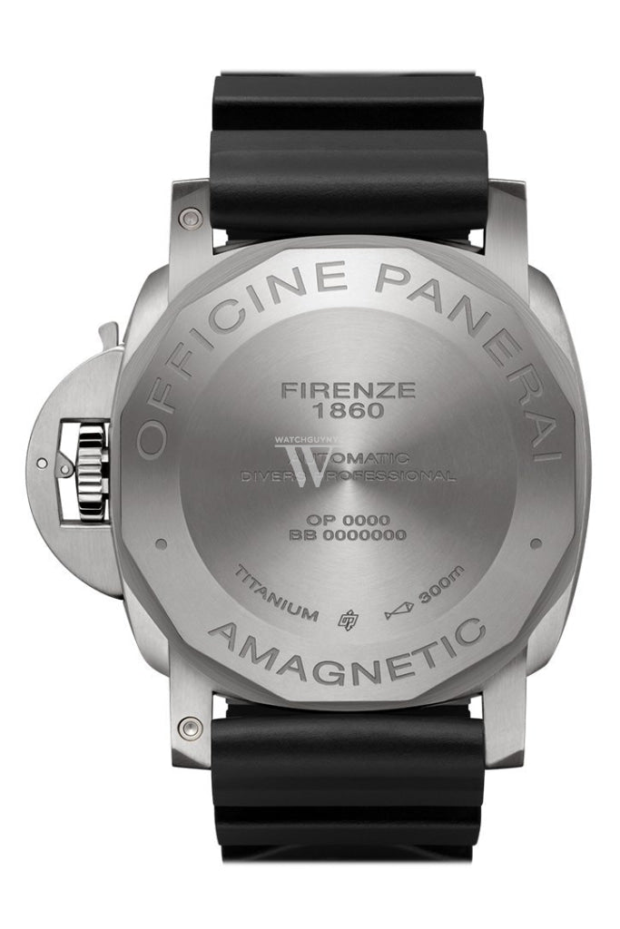 Panerai Luminor Submersible 1950 Amagnetic 3 Days Automatic Titanio 47Mm Black Dial Mens Watch