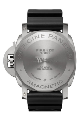 Panerai Luminor Submersible 1950 Amagnetic 3 Days Automatic Titanio 47Mm Black Dial Mens Watch