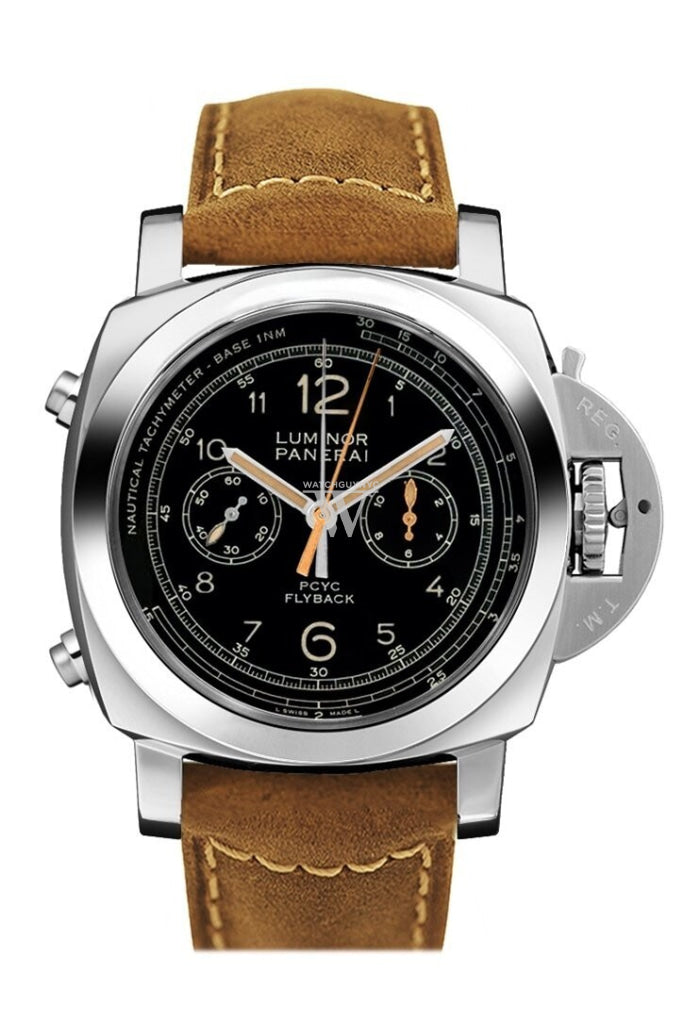 Panerai Luminor 1950 Automatic Flyback Chronograph 44Mm Mens Watch Pam00653 Black