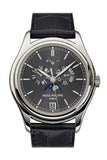 Patek Philippe Complications Automatic Moonphase Black Dial Mens Watch 5146P-001