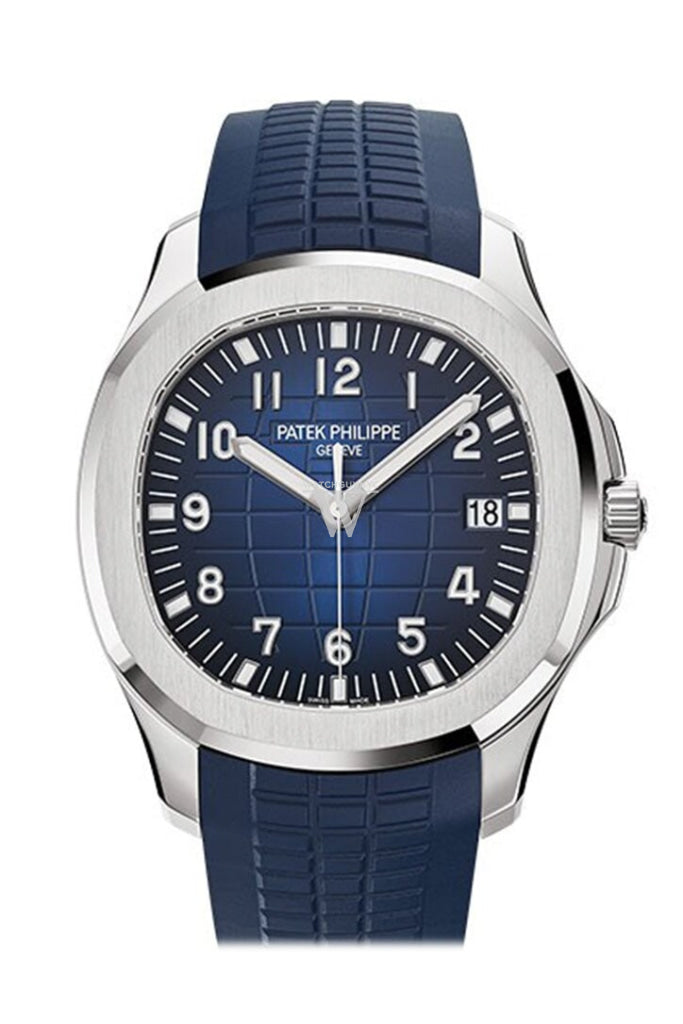 Patek Philippe Aquanaut Blue Dial Automatic Mens Watch 5168G-001