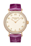 Patek Philippe Calatrava Automatic Gold Diamond Ladies Watch 7200/200R-001