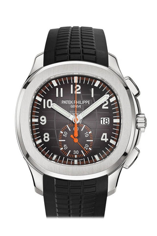 Patek Philippe Aquanaut Black Dial Automatic Mens Chronograph Watch 5968A-001