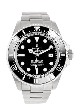 Rolex Sea-Dweller Deepsea 44 Black Dial Automatic Men's Stainless Steel Oyster Watch 126660