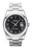 ROLEX Datejust 36 Black Roman Dial Men's Watch 116200