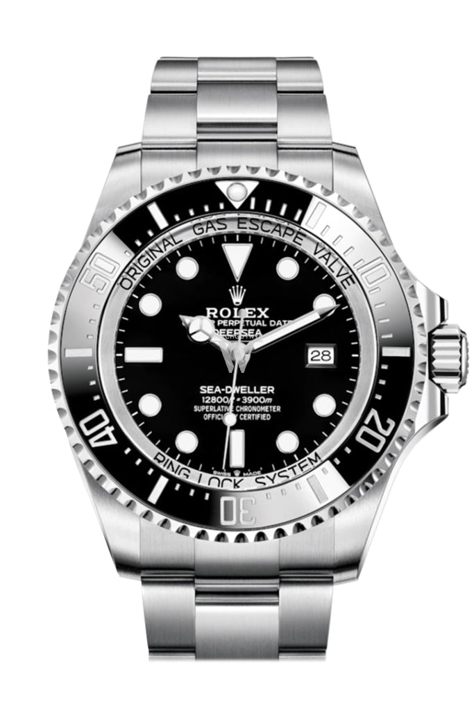 Rolex Sea-Dweller Deepsea 44 Black Dial Automatic Men’s Stainless Steel Oyster Watch 126660