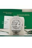 Rolex Datejust 36 Mother Of Pearl Dial Diamond Bezel Jubilee Ladies Watch 116244