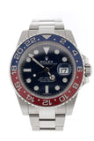 Rolex GMT Master II Blue Dial 18kt White Gold Oyster Bracelet Men's Watch 116719BLRO 116719