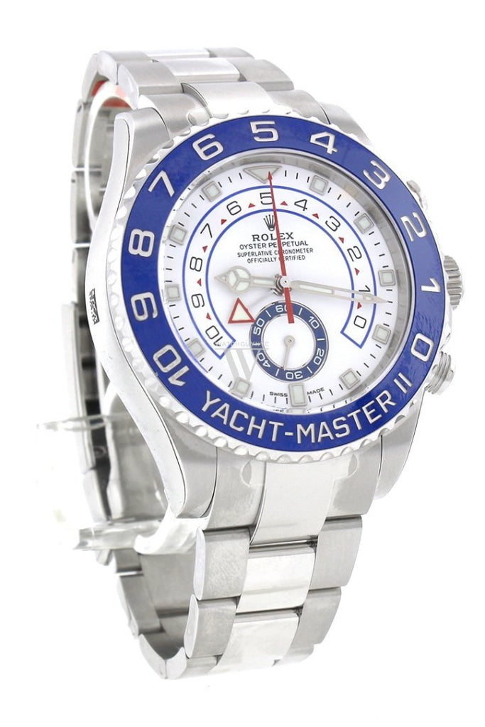 Rolex Yacht-Master Ii 44 White Dial Stainless Steel Mens Watch 116680