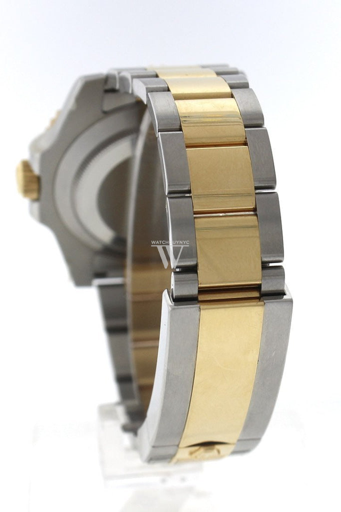 Rolex Submariner Date 40 Black Dial 18K Yellow Gold And Steel Mens Watch 116613 Pre-Owned-Watches