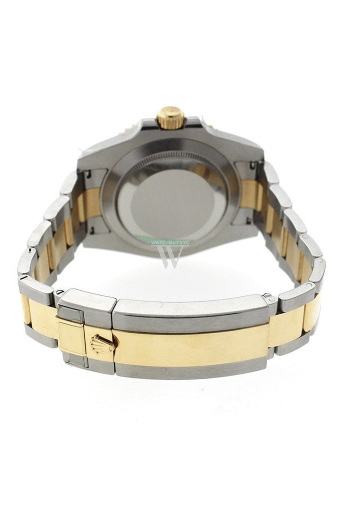 Rolex Submariner Date 40 Black Dial 18K Yellow Gold And Steel Mens Watch 116613 Pre-Owned-Watches