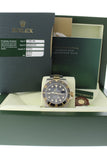 Rolex Submariner Date 40 Black Dial 18K Yellow Gold And Steel Mens Watch 116613 Pre-Owned-Watches