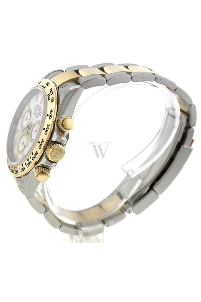 Rolex Cosmograph Daytona White Dial Stainless Steel And Gold Mens Watch 116503